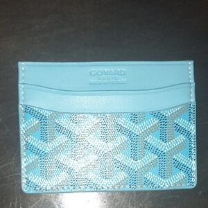 Goyard Light Blue Card Holder